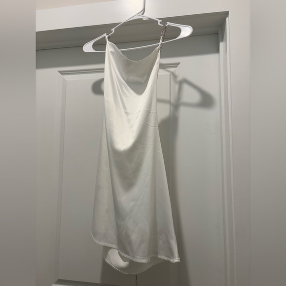 White rhinestone strap dress - Picture 3 of 6